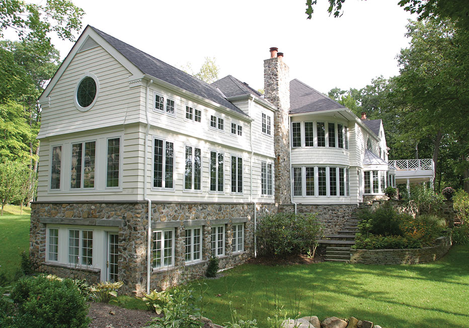 house with windows tinted