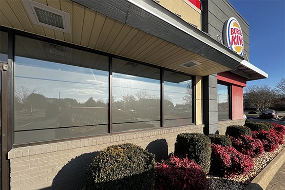 burger king decorative window film