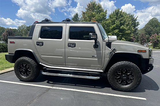 hummer with window tint