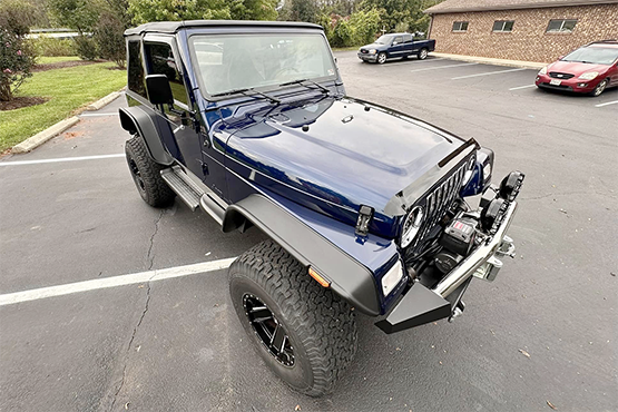 Jeep Wrangler with Hydrosilix Ceramic Coating