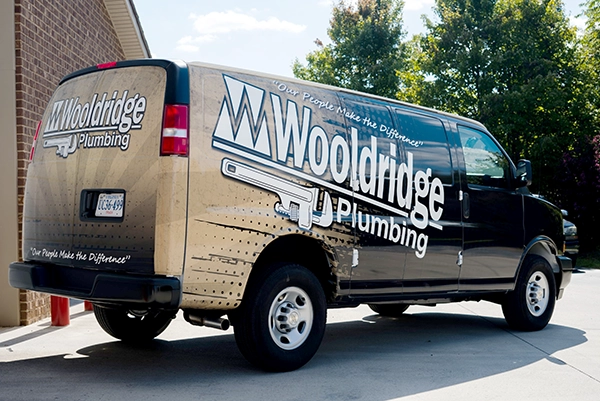 wooldridge plumbing vehicle wrap